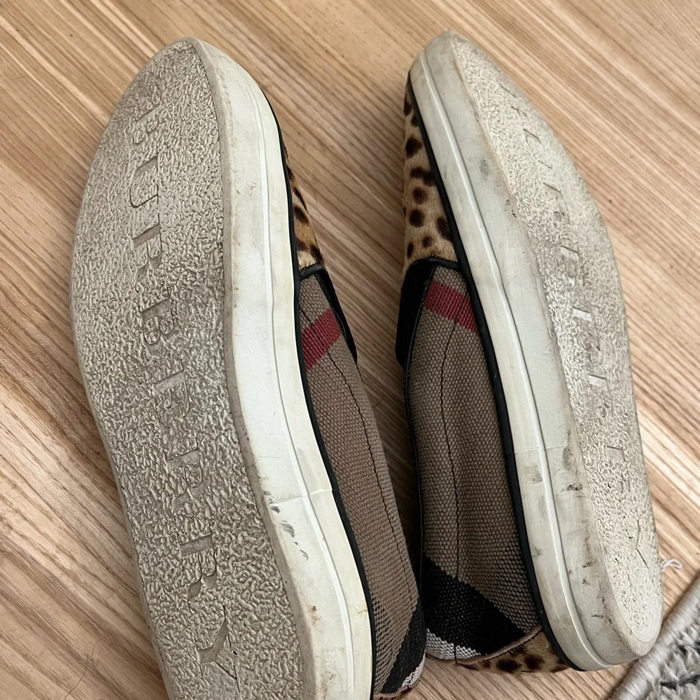 Burberry Leopard Print Flats shoes keds - Picture 10 of 13